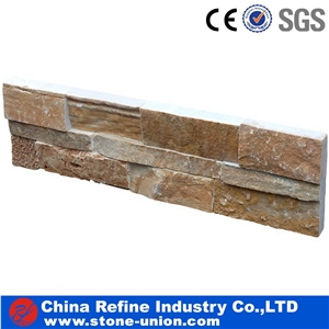 P014 Slate Cultured Stone, Slate Veneers Stacked