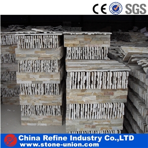 P014 Yellow Slate Culture Stone Veneers
