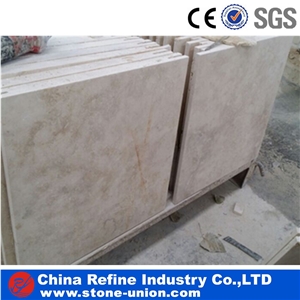 Polished Vein Cut & Cross Cut White Travertine