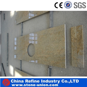 Rectangular Kashmir King Gold Granite Wash Top Rectangular Kashmir King Gold Granite Wash Top