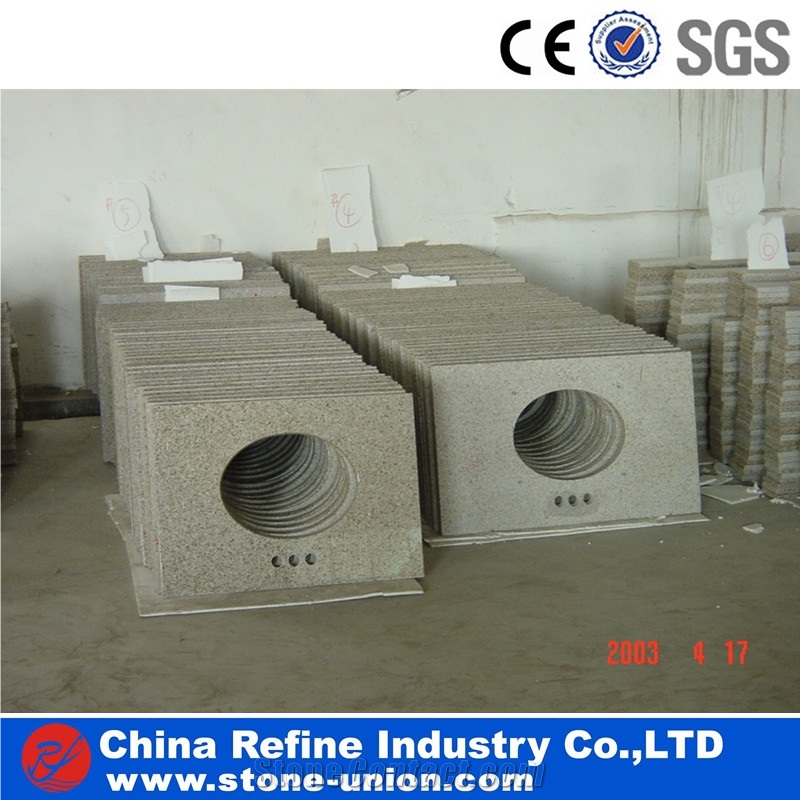 Rectangular Kashmir King Gold Granite Wash Top