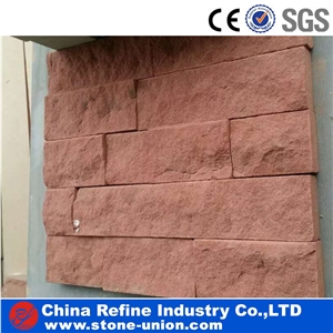 Red Honed Sandstonewall Cladding Covering Paving