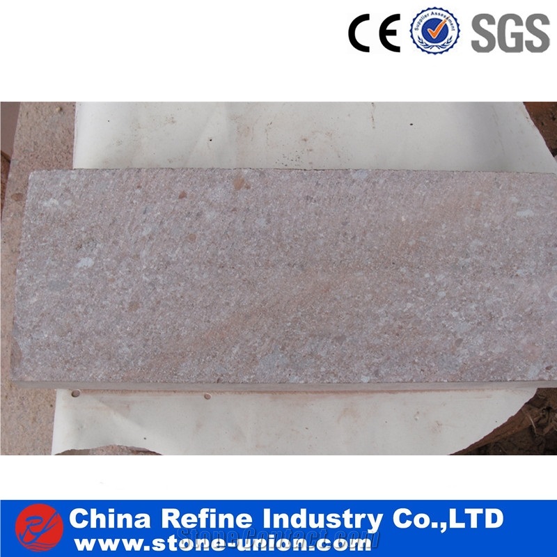 Red Porphyry Kerb Stone,Cheap Chinese Road Stone