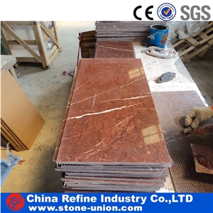 Rojo Coral Marble Tiles & Slabs,Rosso Flooring