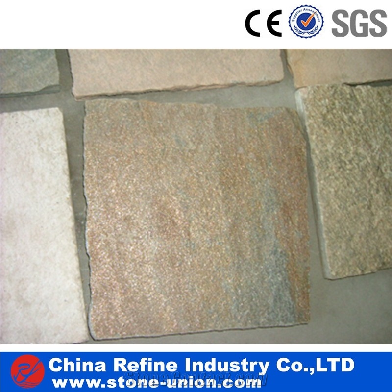 Rusty Brown Quartzite Flamed Cut to Size Paving
