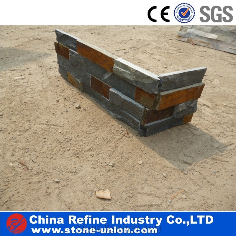 Rusty Slate Cultured Stone Corner Stone,Ledge Stone