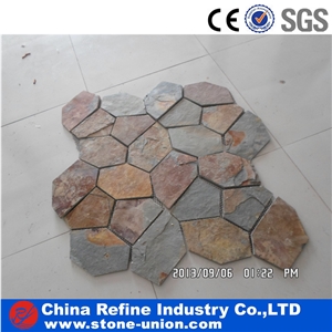 Rusty Slate Garden Walkway Paving Flooring Tiles