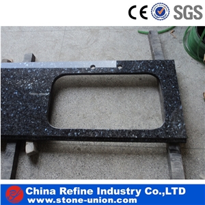 Shanxi Black Granite Prefab Granite Countertops