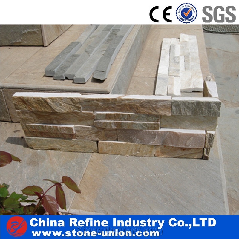 Slate Culture Stone Wall Clad Panels,Stacked Stone