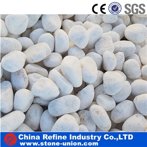 Snow White Pebbles and Gravels/ White Rocks Stone
