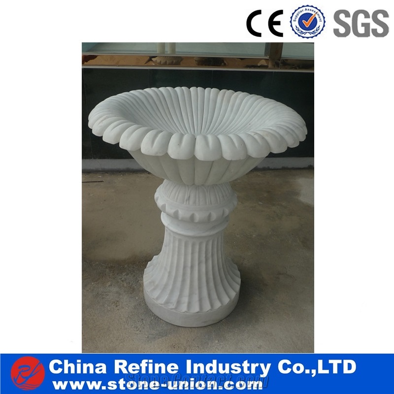 Stone Flowerpot,Garden Flowerpot,Marble Flowerpot