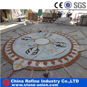 Stone Waterjet Floor Medallion,Wholesale Medallion