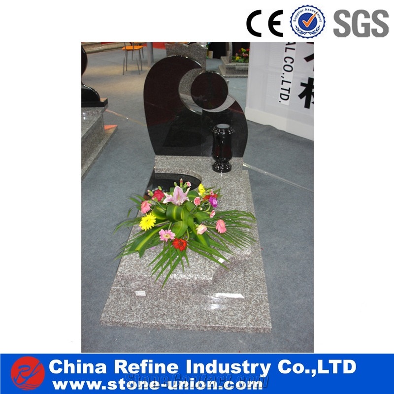 Tiger Skin Yellow Granite Monument & Tombstones
