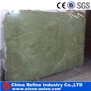 Verde Jade Ming Green Dandong Marble Slabs Tiles