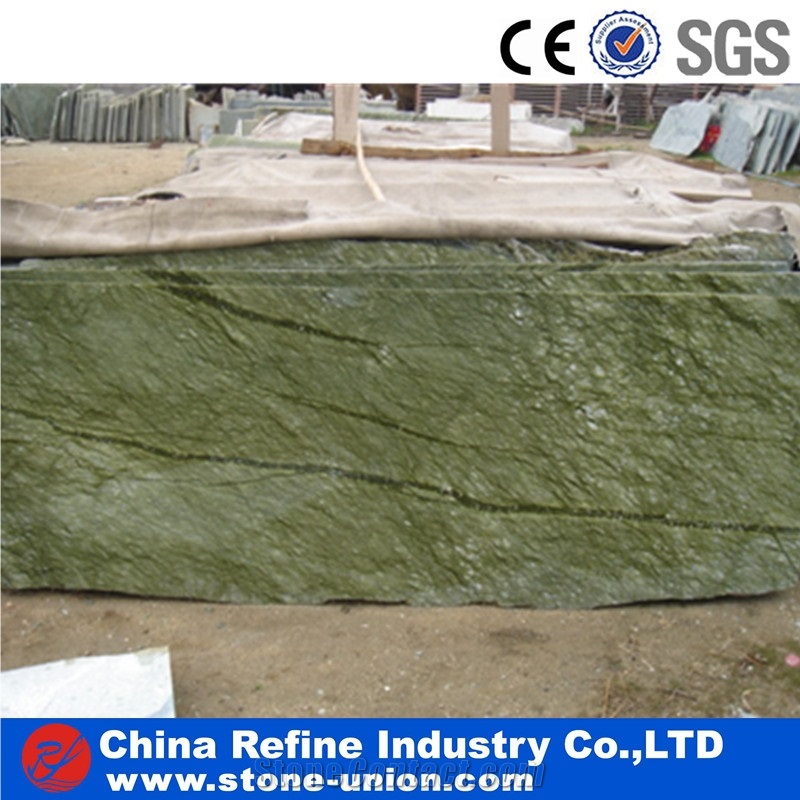 Verde Jade Ming Green Dandong Marble Slabs Tiles