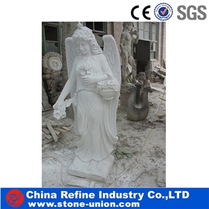 White Marble Sculpture & Statue,Sculptured Angel