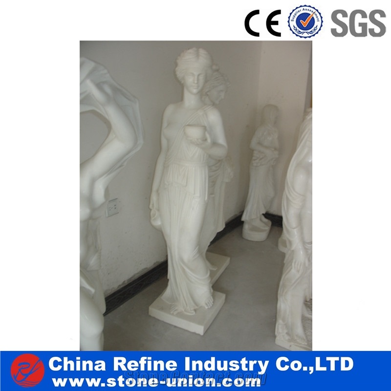 White Marble Sculpture & Statue,Sculptured Angel