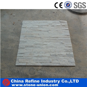 White Quartzite Cultured Stone Tiles,Feature Wall