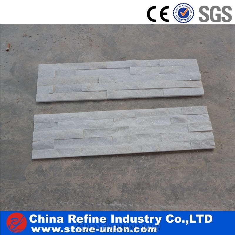White Quartzite Cultured Stone Tiles,Feature Wall