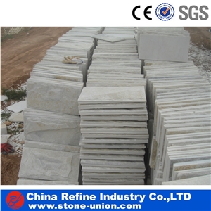 White Quartzite Mushroom Wall Cladding Panel