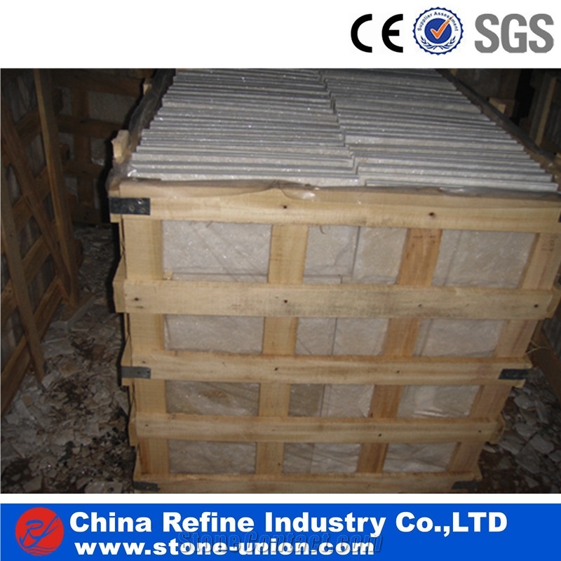White Quartzite Mushroom Wall Cladding Panel