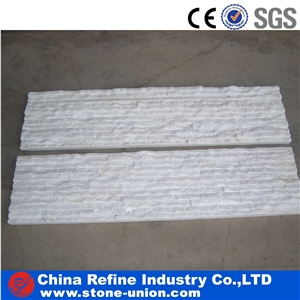 White Quratzite Cultured Stone Panels,Ledge Stone