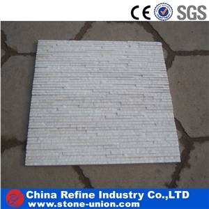 White Quratzite Cultured Stone Panels,Ledge Stone
