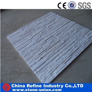 White Quratzite Cultured Stone Panels,Ledge Stone