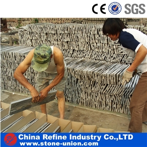 Z Shape White Quartzite Strips Culture Stone