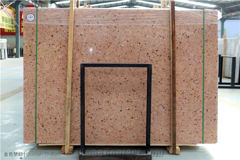 Gold Terrazzo Slabs