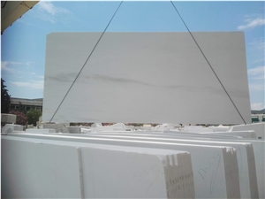 Olympus White Marble Polished Slabs with Veins Greek Marbles
