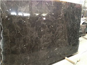 China Dark Emperador Marble Slab Tiles for Countertop