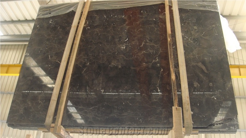 China Dark Emperador Marble Slab Tiles for Countertop