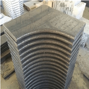 China Dark Grey G654 Granite Swimming Pool Coping