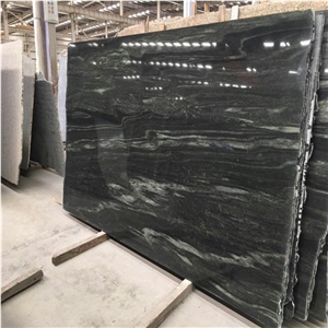 China Polished Green Granite Slab, Tiles