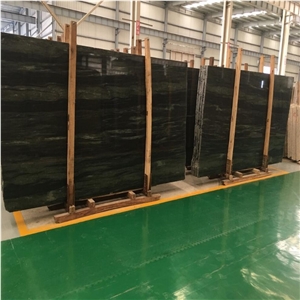 China Polished Green Granite Slab, Tiles