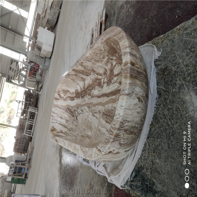 China Travertine Stone for Bathroom Bath