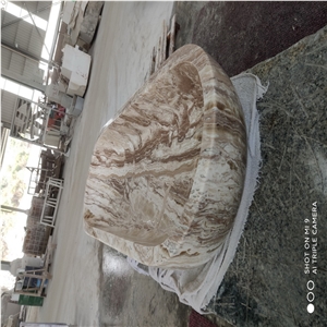 China Travertine Stone for Bathroom Bath