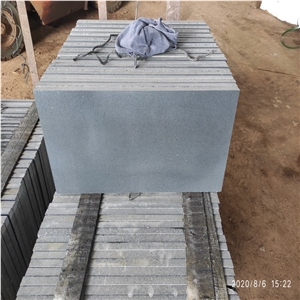 Dark Black Basalt Bluestone Paving Flooring Tiles