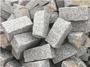 G603 Grey Granite Tumbled Cobblestone for Paving