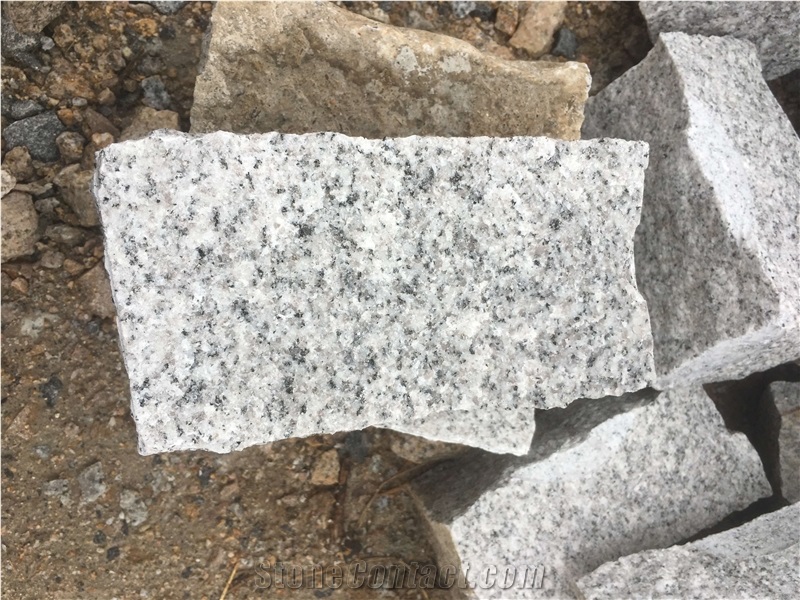 G603 Grey Granite Tumbled Cobblestone for Paving