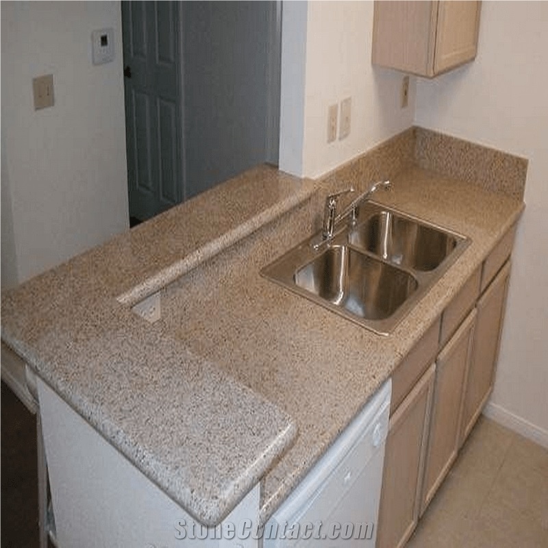 G682 Yellow Beige Granite Countertops Islands
