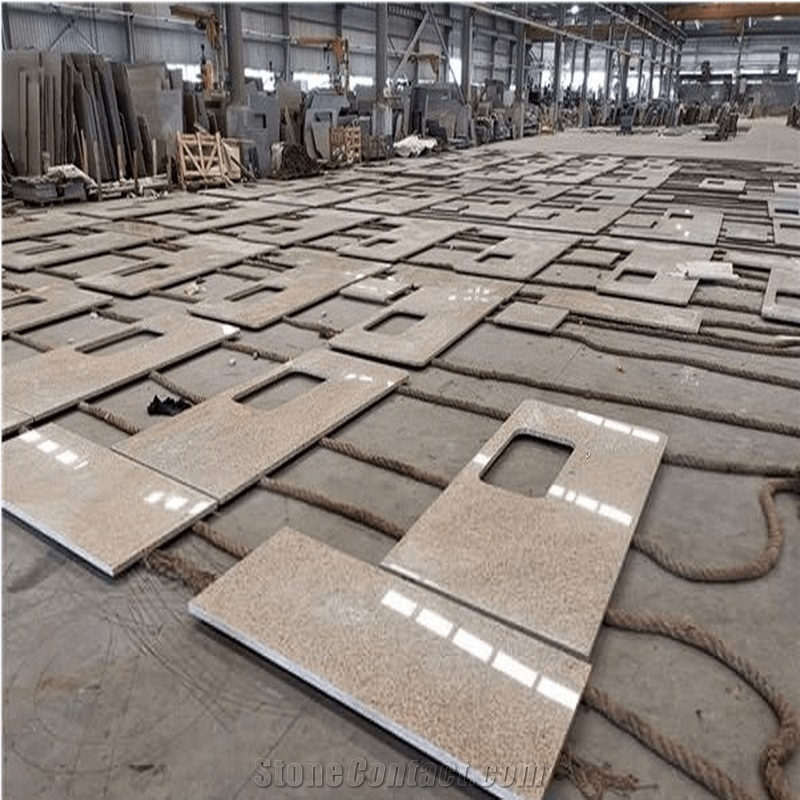 G682 Yellow Beige Granite Countertops Islands