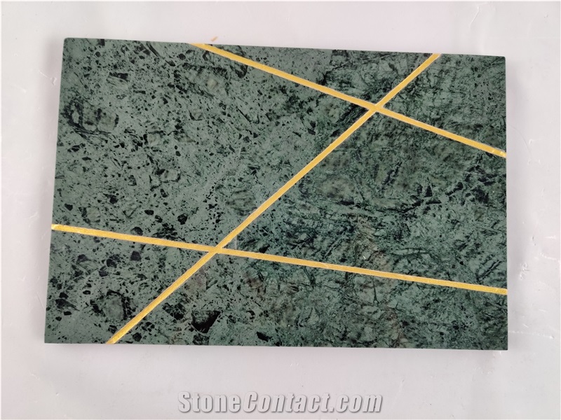 Green/Whtie/Black Marble for Rectangle Table Mat