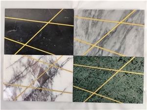 Green/Whtie/Black Marble for Rectangle Table Mat