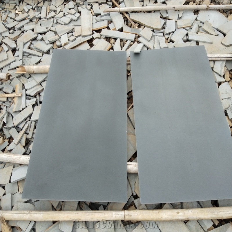 Hainan Black Basalt Bluestone Tiles Slabs Paving