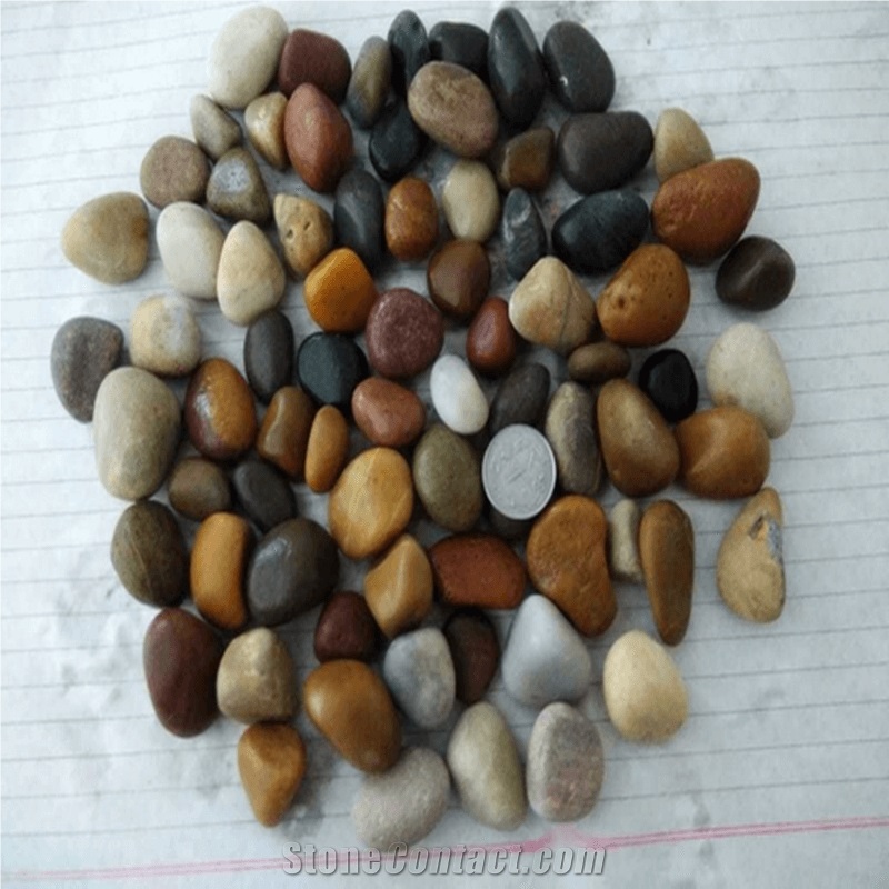 Mixed Colorful Pebble Stone River Stone