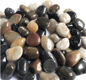 Mixed Colorful Pebble Stone River Stone