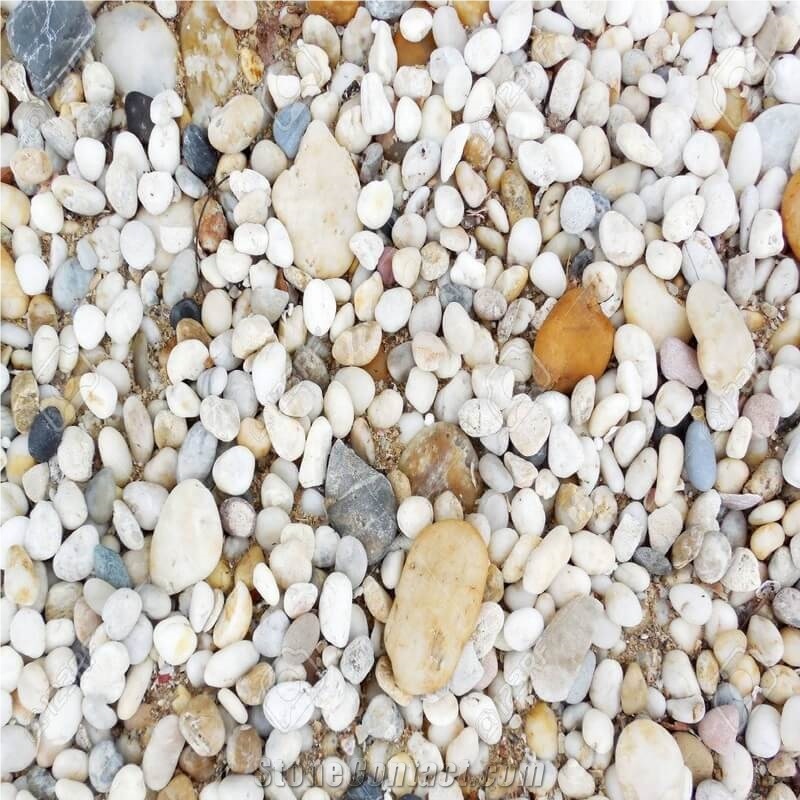 Mixed Colorful Pebble Stone River Stone