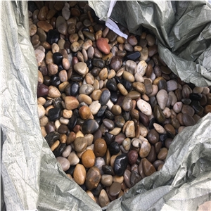 Mixed Colorful Pebblestone, River Pebbles, Gravel